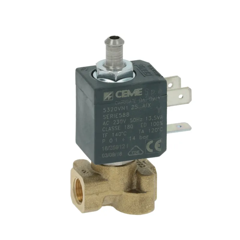 3 krypčių solenoidinis vožtuvas CEME 5320 Ø 1/8" F, 230 V 3 krypčių solenoidinis vožtuvas CEME 5320 Ø 1/8" F, 230 V