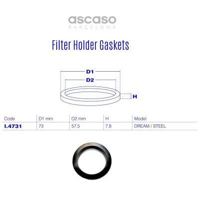 Holdergasket „Ascaso“ I.4731
