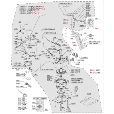 Shower Screw „Ascaso“ I..358