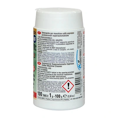 Superautomatinių kavos aparatų valymo tabletės „Puly Caff Plus®“ Pastiglie, 100 × 1 g