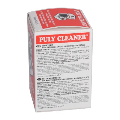 Valiklis nuo kalkių kavos aparatams „Puly Cleaner Descaler® Cristalli“, 10x30 g