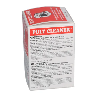 Valiklis nuo kalkių kavos aparatams „Puly Cleaner Descaler® Cristalli“, 10x30 g