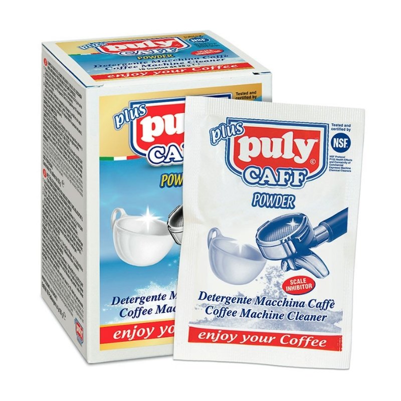 Espresso machine cleaner „Puly Caff Plus Powder“, 10x20 g (Damaged packaging!)