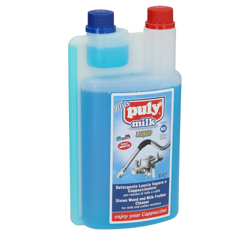 Steam Wand and Milk Frother Cleaner "Puly milk", 1L