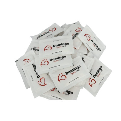 Baltas cukrus fasuotas po 5 g „Domingo Amore Caffè“, 10 kg
