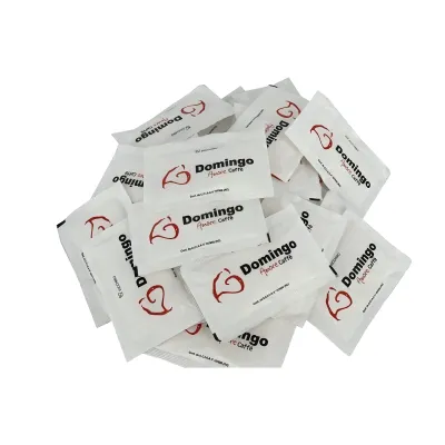 White sugar packaged in 5 g „Domingo Amore Caffè“, 10 kg