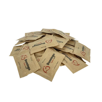 Rudas cukrus fasuotas po 5 g „Domingo Amore Caffè“, 5 kg