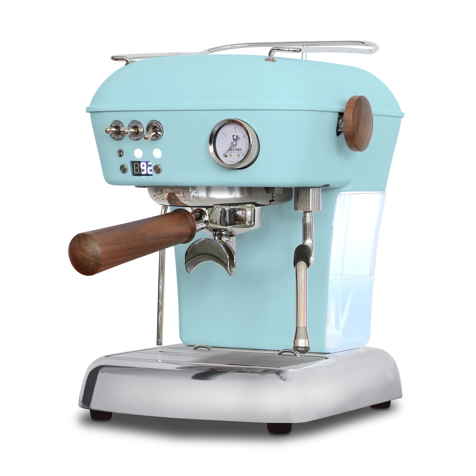Light blue „Ascaso“ Dream PID from the front and side