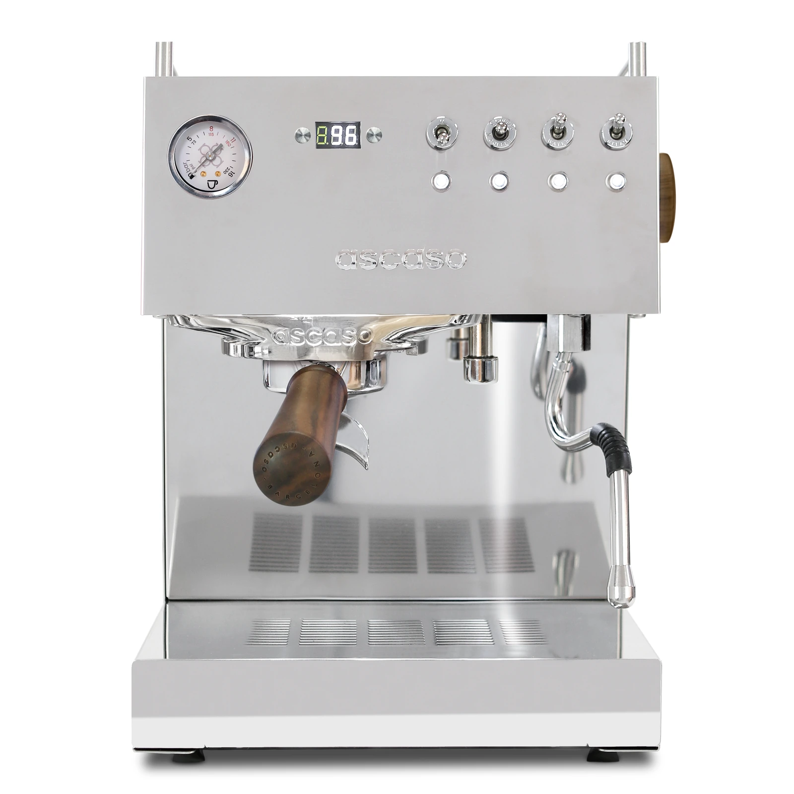 Stainless steel „Ascaso“ Steel DUO PID from the front