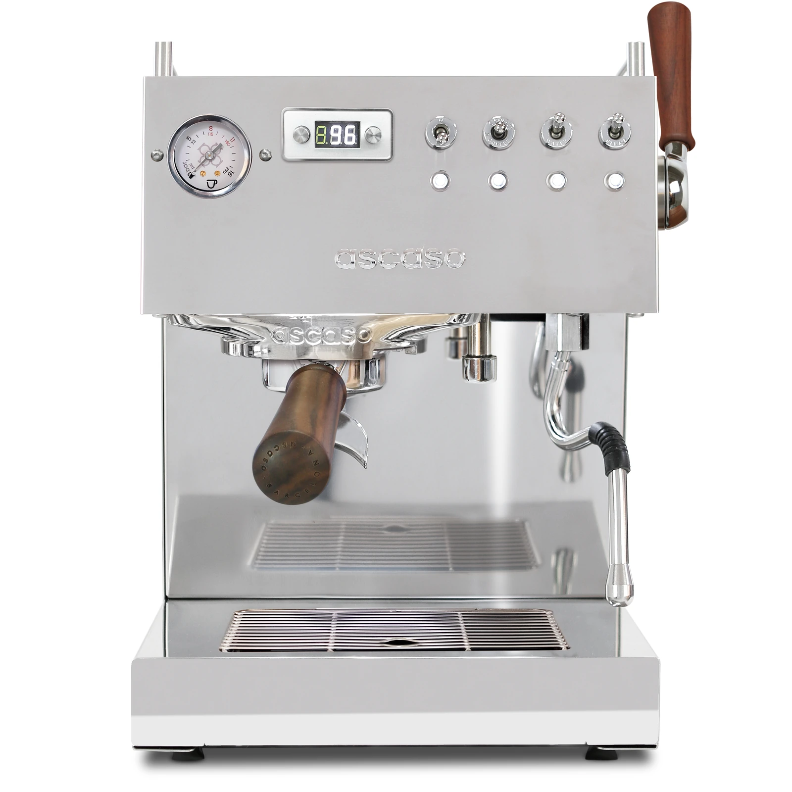 Stainless steel „Ascaso“ Steel DUO PLUS from the front
